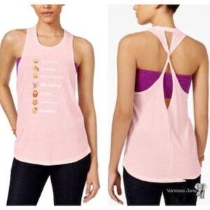 Freeze 24-7 Juniors Emoji Days Of The Week Graphic Tank Top, Size Small